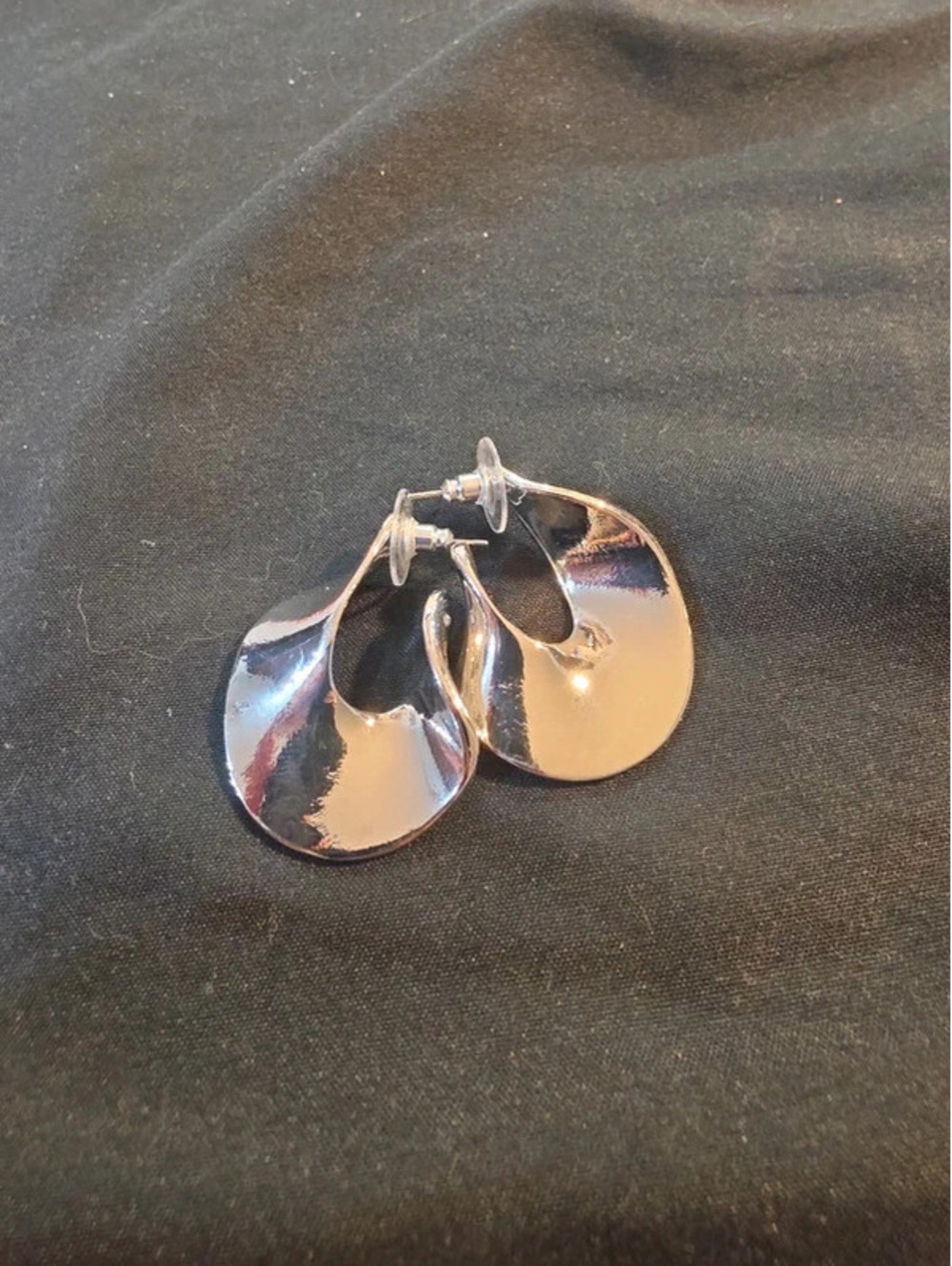 Silver earrings